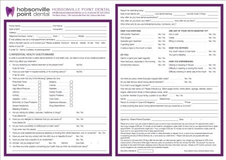 Click for registration and medical history form